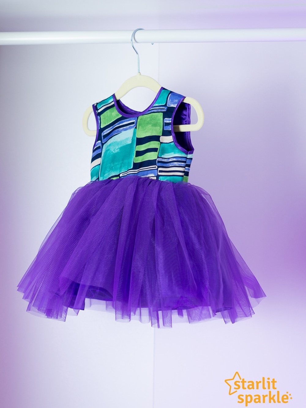2T girl Purple Tulle Dress